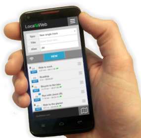 LocaToWeb recopila las coordenadas GPS de tu móvil en tiempo real y presenta los datos de tu ruta en un mapa. La aplicación está disponible para Android y iPhone.